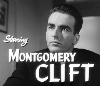 Montgomery Clift en "I confess", de Alfred Hitchcock.