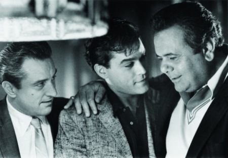 Robert De Niro, Ray Liotta y Paul Sorvino en "Buenos muchachos", de Martin Scorsese. 